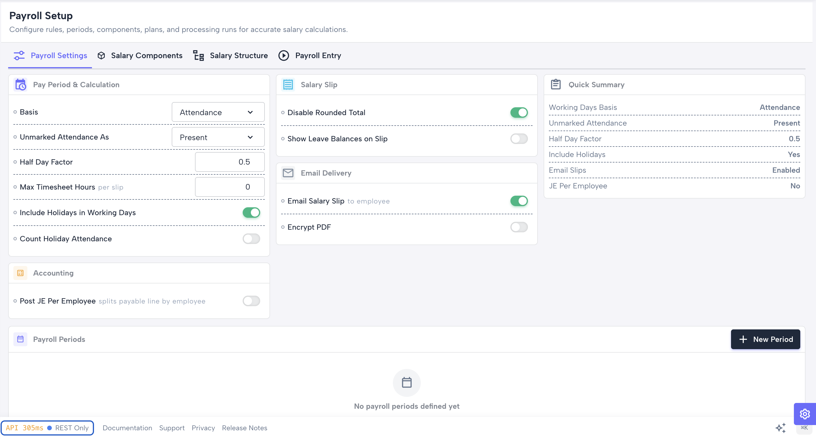 Salary assignment tool